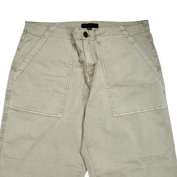 Sanctuary 32 Womens Khaki Pants Straight Leg Beige Tan Pockets Cotton Stretch - Picture 8 of 11